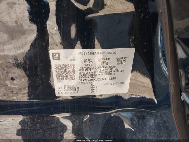 2020 CADILLAC ESCALADE ESV 1GYS3HKJ2LR184890 Photo 8