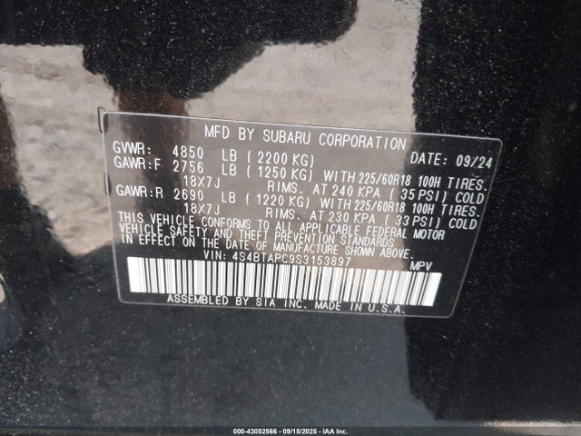 4S4BTAPC9S3153897 Subaru na, u5