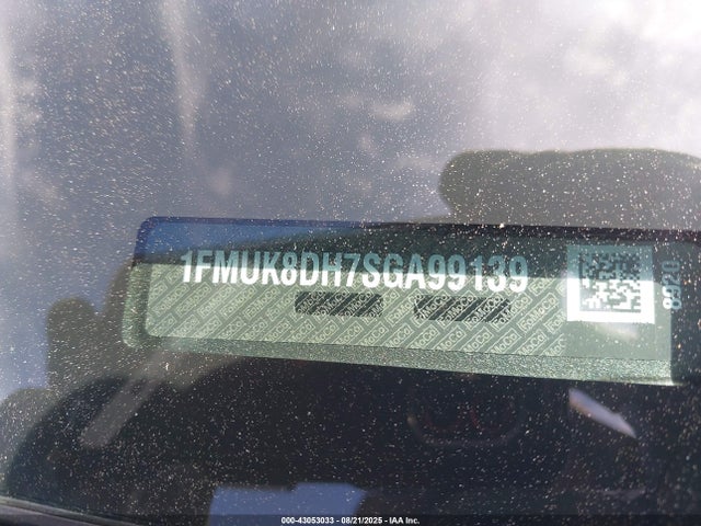 1FMUK8DH7SGA99139 Ford tivct