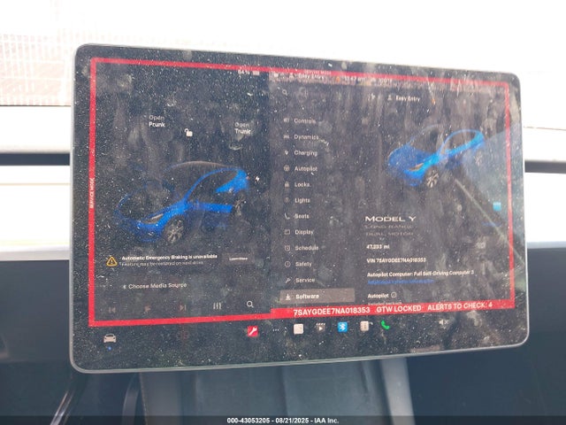 7SAYGDEE7NA018353 Tesla Model Y