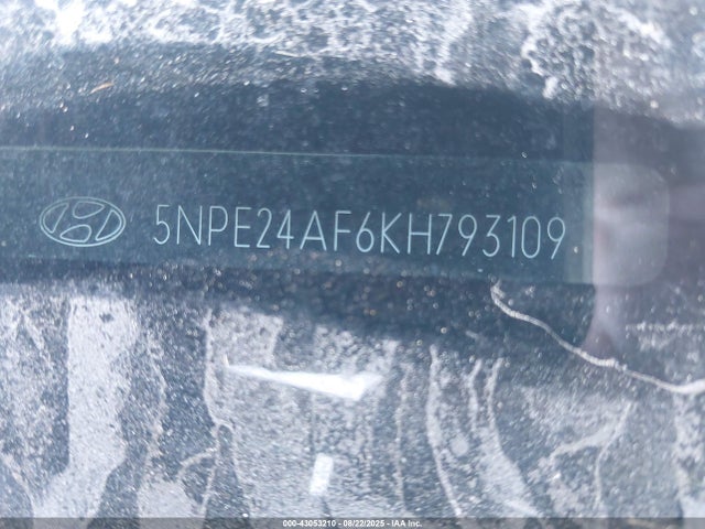 5NPE24AF6KH793109 Hyundai gdi theta-ii