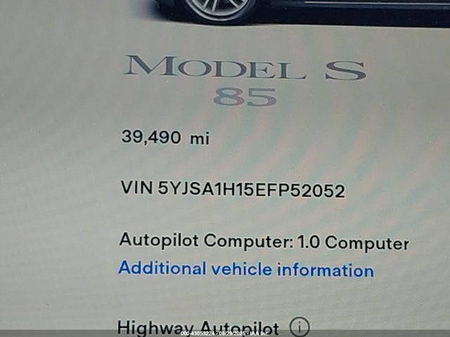 2014 TESLA MODEL S 5YJSA1H15EFP52052 Photo 6