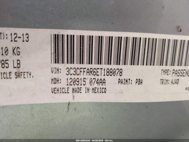 2014 FIAT 500 3C3CFFAR6ET188078 Photo 8