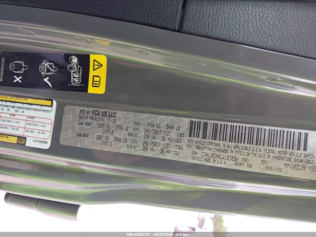 2020 JEEP WRANGLER UNLIMITED 1C4HJXDN4LW165890 Photo 8