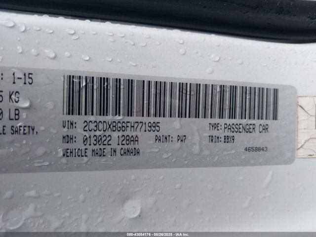 2015 DODGE CHARGER 2C3CDXBG6FH771995 Photo 8