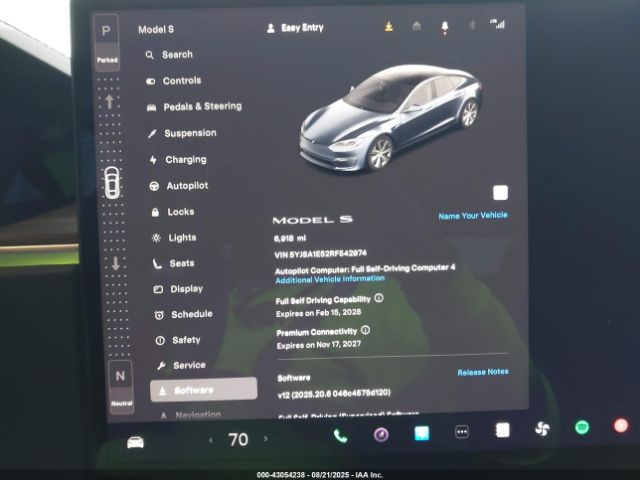 2024 TESLA MODEL S 5YJSA1E52RF542974 Photo 6