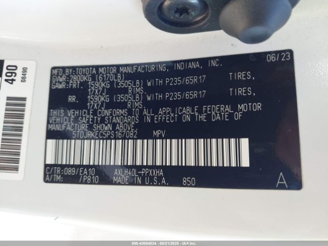 2023 TOYOTA SIENNA 5TDJRKEC5PS167082 Photo 8