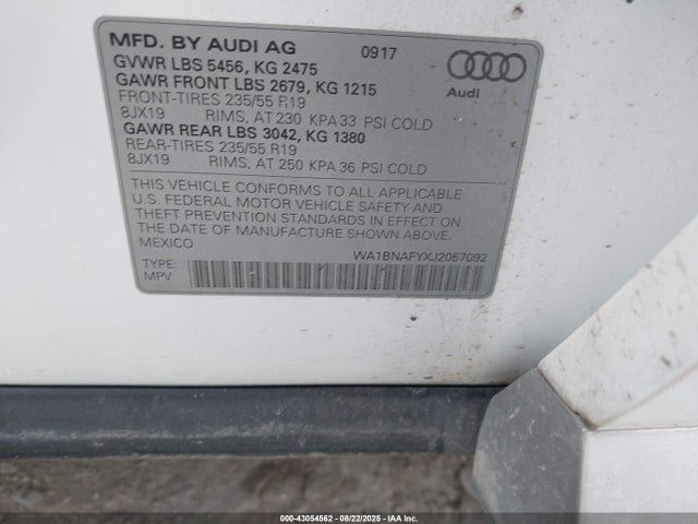2018 AUDI Q5 WA1BNAFYXJ2057092 Photo 8