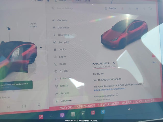 2023 TESLA MODEL Y 7SAYGDEFXPF740009 Photo 6