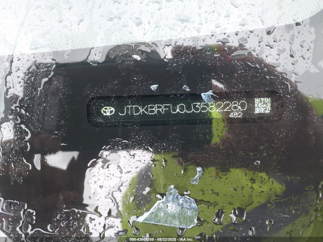 JTDKBRFU0J3582280 Toyota 2zr-fxe,1nm
