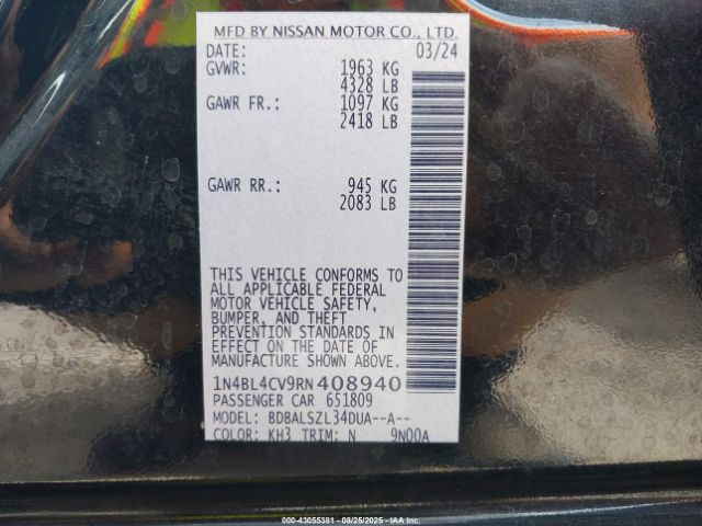 2024 NISSAN ALTIMA 1N4BL4CV9RN408940 Photo 8