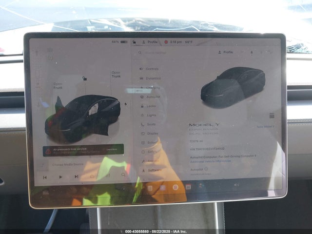 7SAYGDEE3TF341122 Tesla Model Y