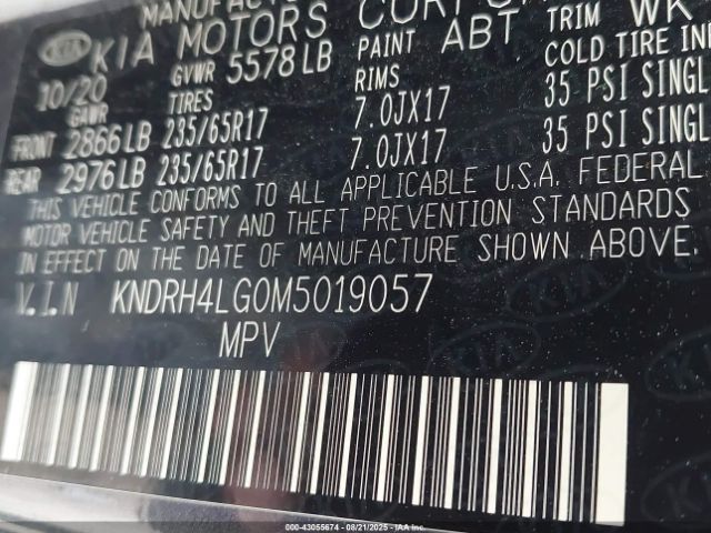 2021 KIA SORENTO HYBRID KNDRH4LG0M5019057 Photo 8