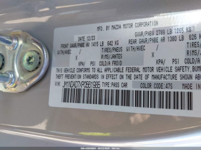 2023 MAZDA MX-5 MIATA JM1NDAD7XP0561985 Photo 8