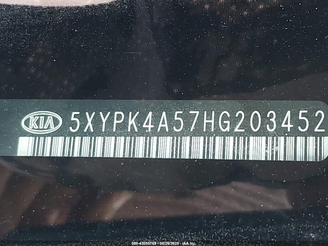 5XYPK4A57HG203452 KIA 2017