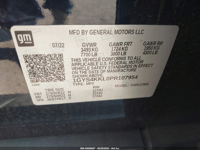 2023 CADILLAC ESCALADE ESV 1GYS4KKL0PR107954 Photo 8