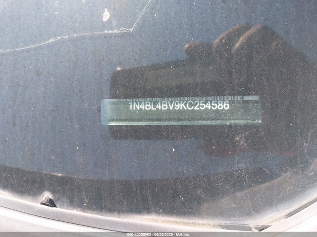 Nissan Altima 2.5 S 2019 1N4BL4BV9KC254586 Image 9