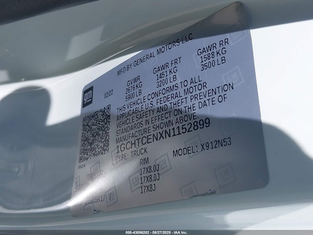 1GCHTCENXN1152899 Chevrolet lgz