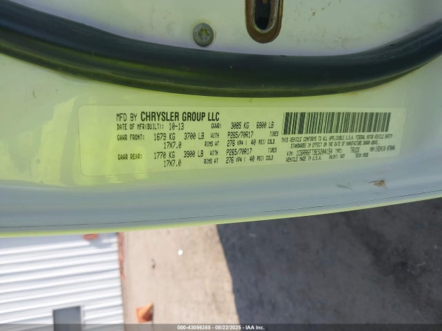 RAM 1500 2014 1C6RR6FT9ES204154 Image 9