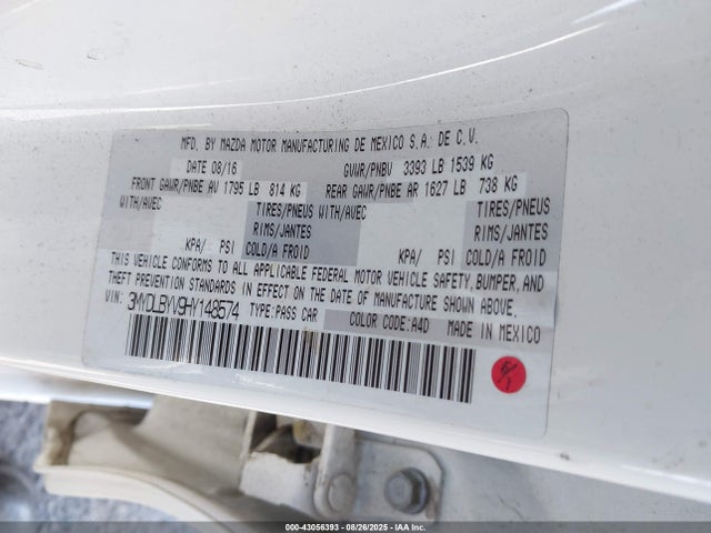3MYDLBYV9HY148574 Toyota p5v