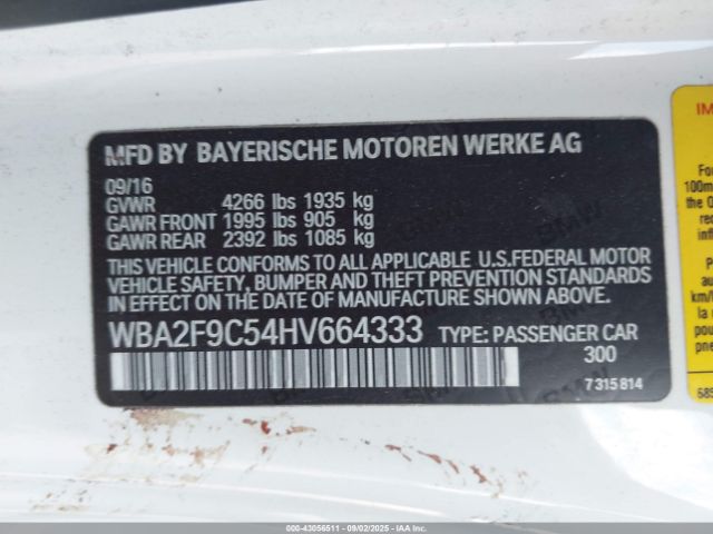2017 BMW 230I WBA2F9C54HV664333 Photo 8