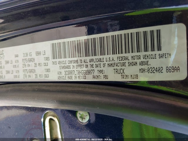 3C6RR7LT0HG689077 RAM 1500