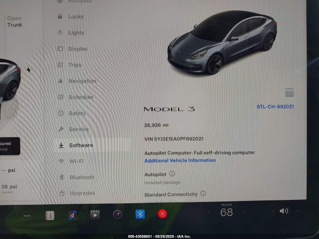 Aukcja sprzedaży 2023 Tesla Model 3 Rear-wheel Drive, vin: 5YJ3E1EA0PF692021, numer aukcji: 43056801