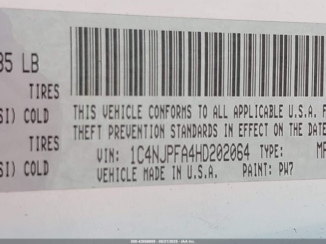 Jeep 2017 2017 1C4NJPFA4HD202064 Image 9