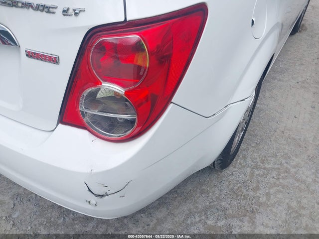 2014 Chevrolet Sonic Lt Auto მანქანა იყიდება აუქციონზე, vin: 1G1JC5SB0E4154482, აუქციონის ნომერი: 43057644