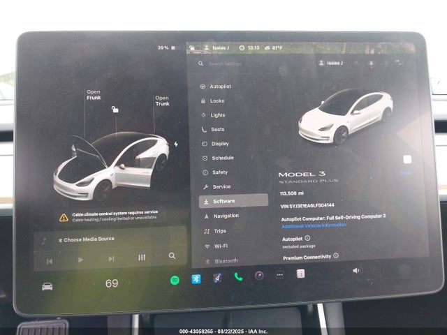 2020 TESLA MODEL 3 5YJ3E1EA6LF504144 Photo 6