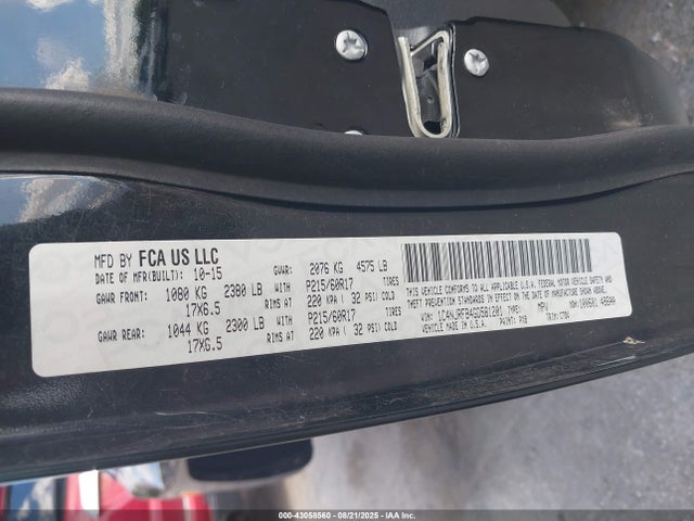 1C4NJRFB4GD581201 Jeep Patriot