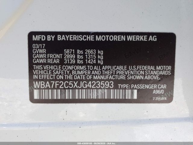 2018 BMW ALPINA B7 WBA7F2C5XJG423593 Photo 8