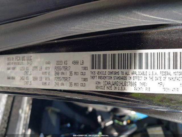 2017 JEEP WRANGLER 1C4AJWAG1HL617806 Photo 8