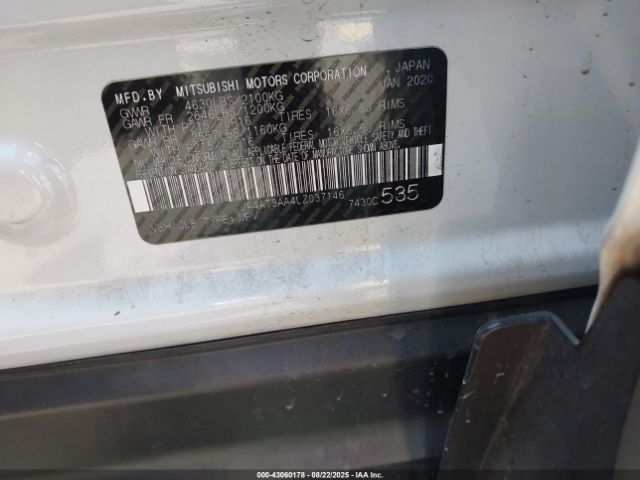 2020 MITSUBISHI ECLIPSE CROSS JA4AT3AA4LZ037146 Photo 8