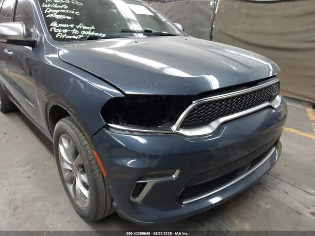 43060648 :رقم المزاد ، 1C4RDHEG9MC815057 vin ، 2021 Dodge Durango Citadel Rwd مزاد بيع