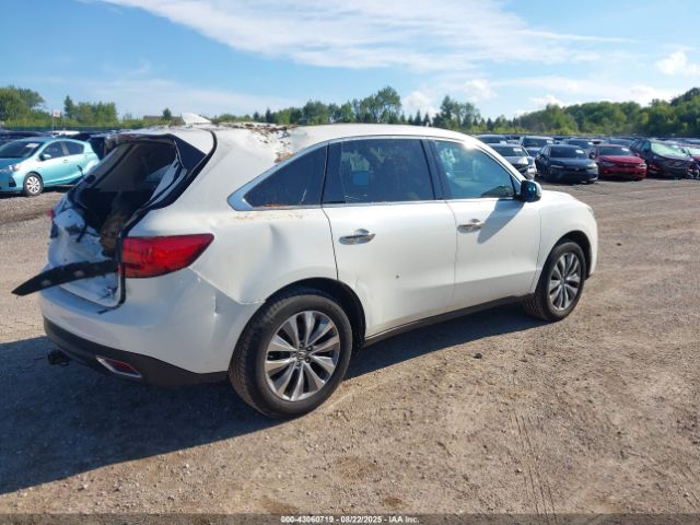 2014 ACURA MDX 5FRYD4H42EB022661 Photo 3
