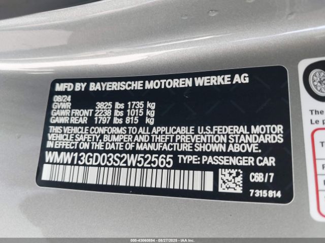 2025 MINI HARDTOP WMW13GD03S2W52565 Photo 8