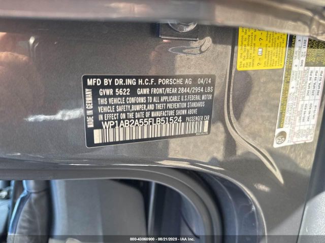 2015 PORSCHE MACAN WP1AB2A55FLB51524 Photo 8