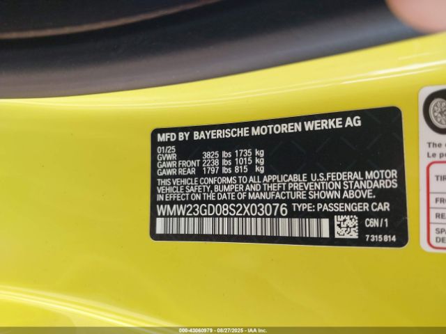 2025 MINI HARDTOP WMW23GD08S2X03076 Photo 8