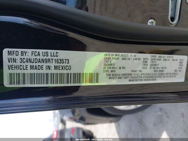 Jeep Compass 2024 3C4NJDAN9RT163573 Image 9