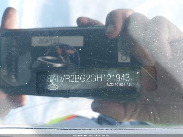 SALVR2BG2GH121943 Land Rover gtdi lev3 sulev30
