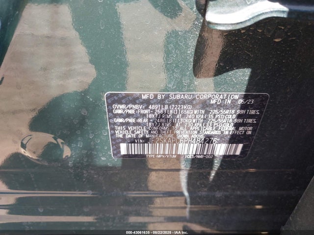 Subaru na u5 2023 JF2SKAPC6PH484276 Image 9