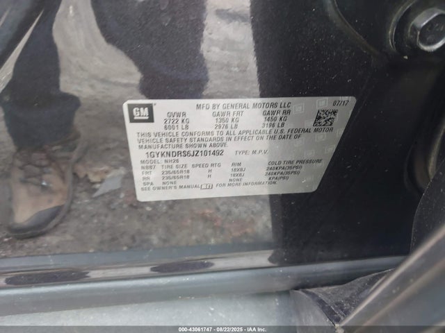 2018 CADILLAC XT5 1GYKNDRS6JZ101492 Photo 8