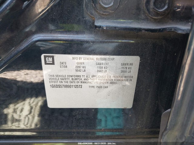 2009 CADILLAC CTS 1G6DS57V890112572 Photo 8