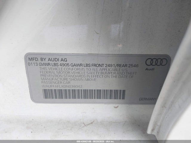 2013 AUDI A4 WAUFFAFLXDN036042 Photo 8