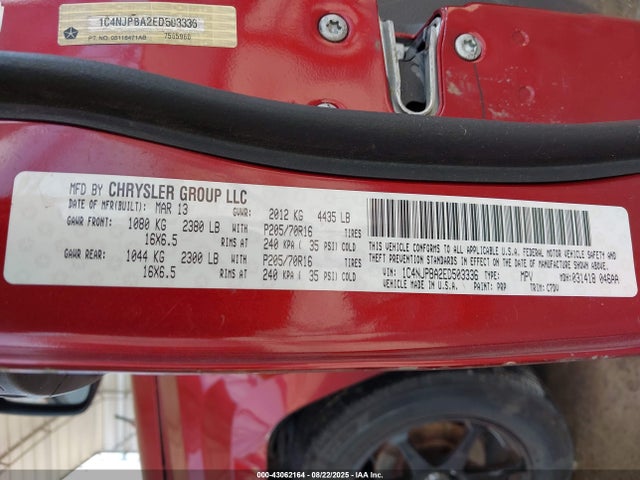 Jeep Patriot 2014 1C4NJPBA2ED503336 Image 9