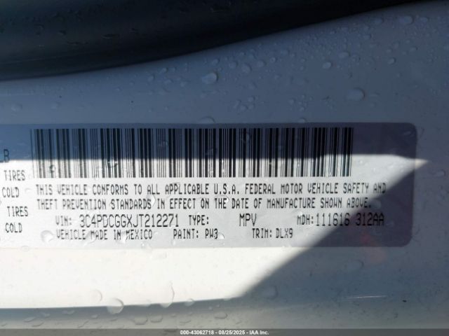 2018 DODGE JOURNEY 3C4PDCGGXJT212271 Photo 8