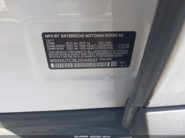 2018 BMW X1 WBXHU7C36J5H44587 Photo 8