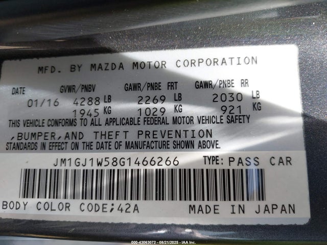 JM1GJ1W58G1466266 Mazda py