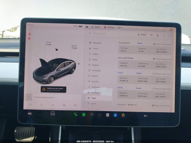2019 TESLA MODEL 3 5YJ3E1EB6KF195542 Photo 6